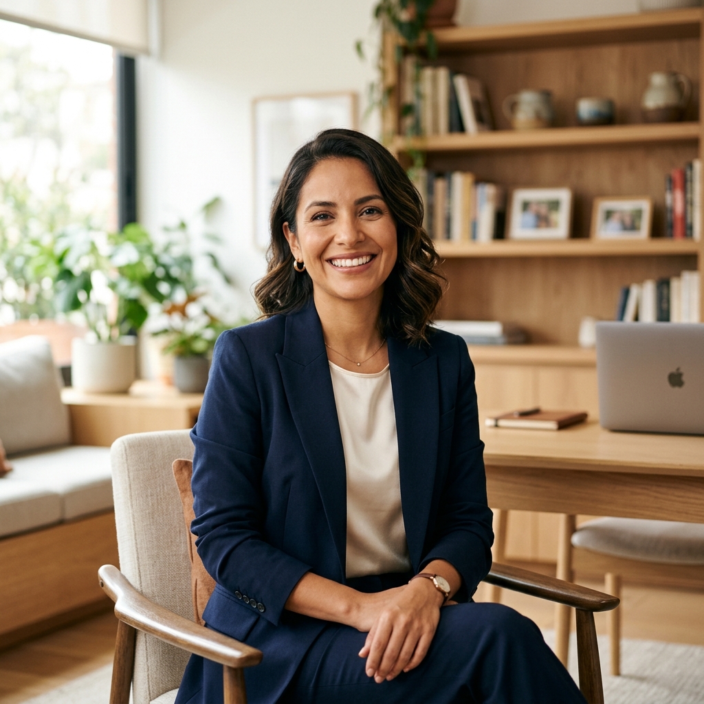 Mujer profesional y segura
